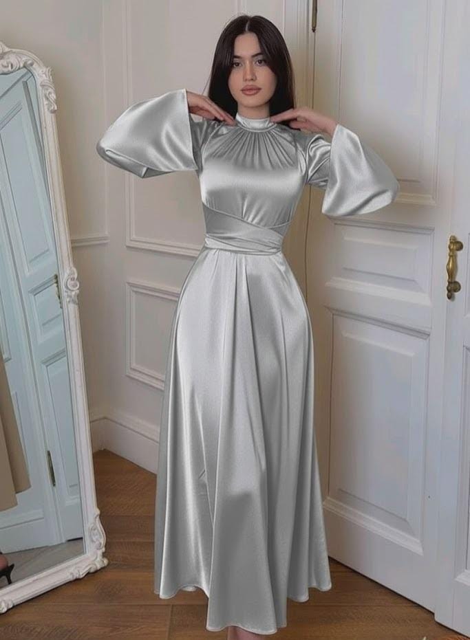 Womens Petite Silver Dress - Etsy