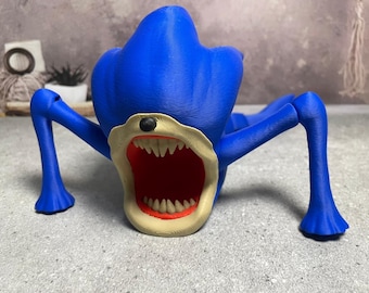 Sonic Eater Horror Figure – Creepy Sonic Inspired Monster, 3D Printed Collectible
