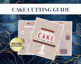 Cake Servieranleitung zum Ausdrucken (Digitaler Download)