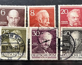 50枚のドイツ切手ファンパック // 50種類の使用済みドイツ切手のセット