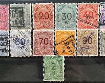 50枚のドイツ切手ファンパック // 50種類の使用済みドイツ切手のセット