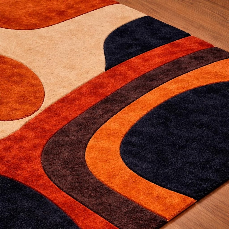 luxury modern office rug geometric carpet stylish workspace
