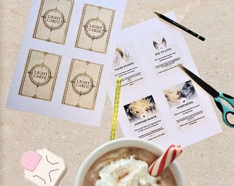 30 Christian Daily Cards - Light Cards Printable PDF - A Month of Beginnings - January Faith Devotional