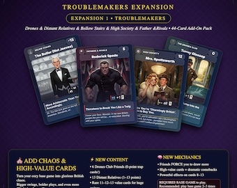 Wooster in Trouble Expansion - P.G. Wodehouse Card Game (PDF)