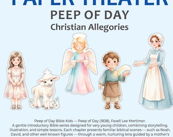 Peep of Day Bibel Kinder Ausschneide-Set - Christliche Figuren (PDF Download)