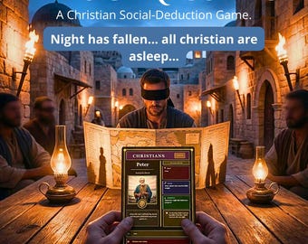 Days of Apostles Game - Christian Social Deduction, Printable PDF