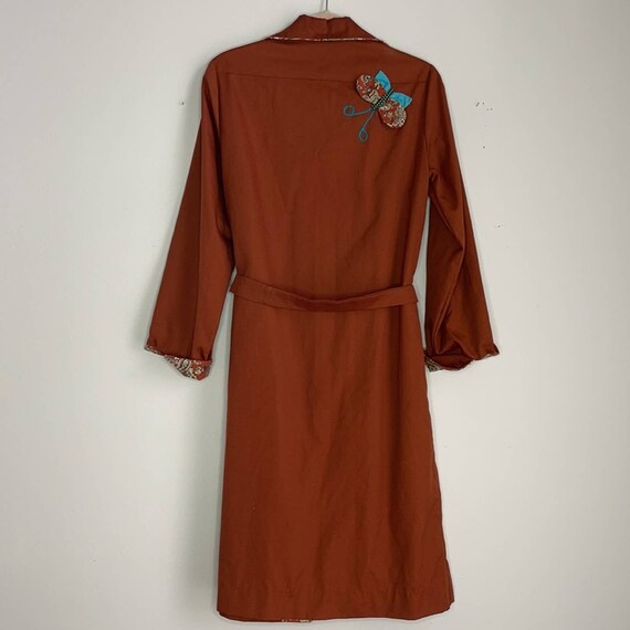 Vintage Catherine Carr 70s Applique Belted Dress | Etsy Canada