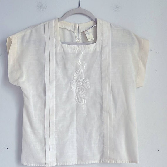 Vintage Lady Manhattan cotton blend square neck b… - image 1