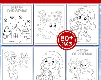 Christmas Kids Games Activity BUNDLE, Christmas Coloring Pages, Christmas Activity Pages, Christmas Maze, Christmas Crossword, DOWNLOAD