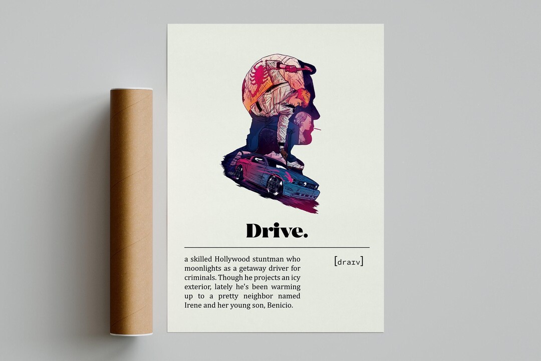 Drive Poster | Ryan Gosling | Movie Poster | Minimalist Movie Poster ...