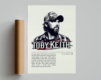 TOBY KEITH With Guitar Signed Autograph Autographed 8x10 Reprnt Promo Photo  Legendary Country Musician Should've Been A Cowboy
