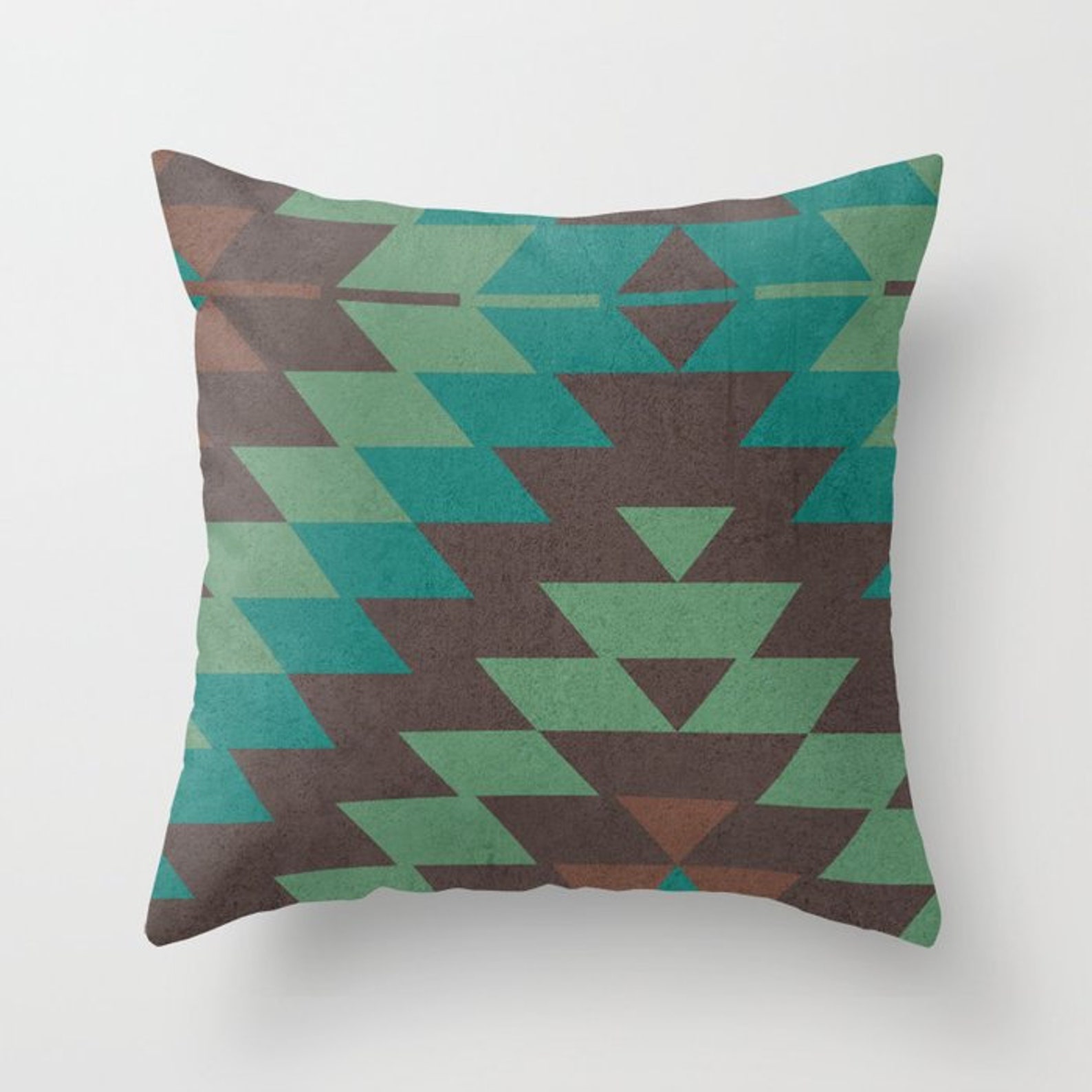 Green Brown Throw Pillow Mix and Match Indoor Outdoor Cushion Etsy
