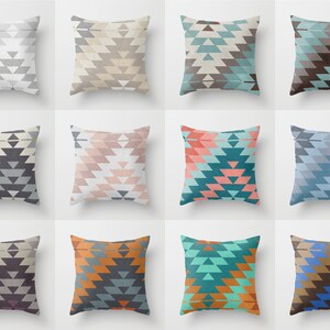 Almohada moderna Kilim Throw Interior Exterior mezclar y | Etsy