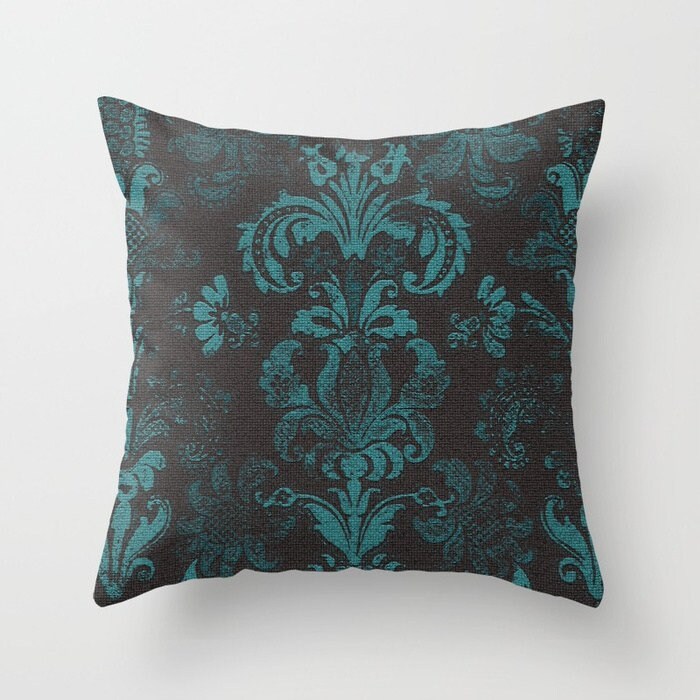 Dark teal cushions online