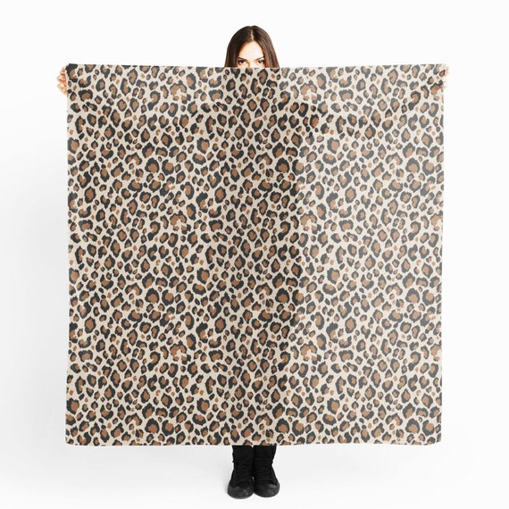 Pañuelo Leopardo Bufanda De Leopardo Para Mujer, Bufanda Larga Delgada Para Niñas Bufanda Dalmata