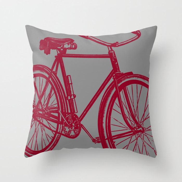 Grey and burgundy pillows 2025