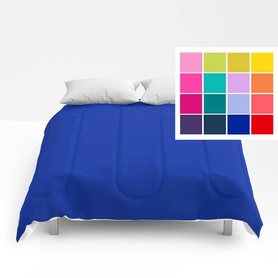 Solid Color Duvet Cover Or Comforter Bed Cover Bedspread 16 Etsy