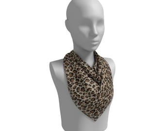 Pañuelo Leopardo Bufanda De Leopardo Para Mujer, Bufanda Larga Delgada Para Niñas Bufanda Dalmata