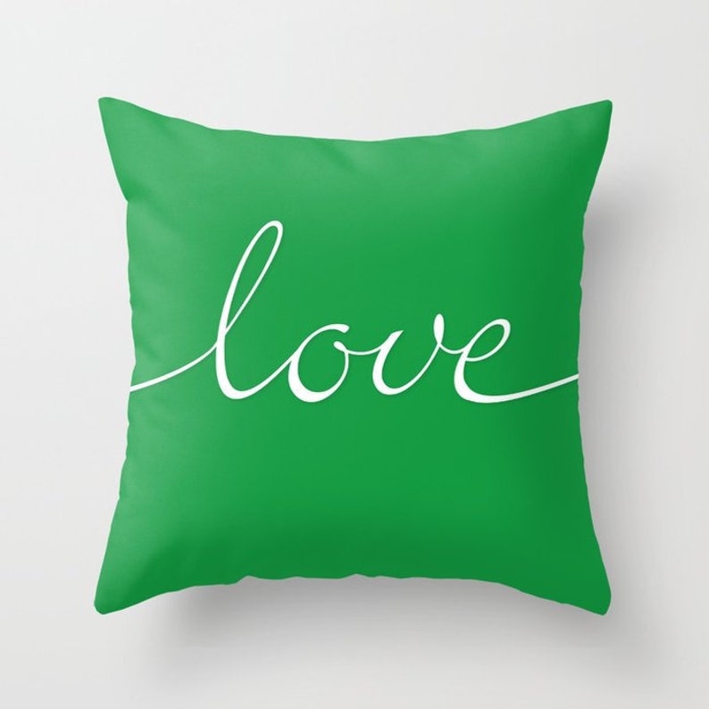 Kelly Green Navy Blue White Throw Pillow Mix and Match Indoor Etsy