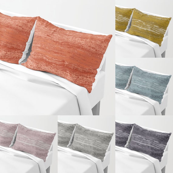 Pastel Melange Pillow Sham Standard Or King Set Of 2 Bedding Etsy