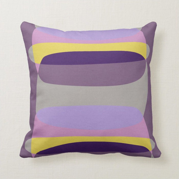Pet Rock Pillow - Purple - Yellow - 7 Colors - 2 Sizes - ApolloBox