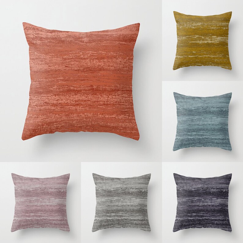 Pastel Melange Throw Pillow Interior Exterior Cojín