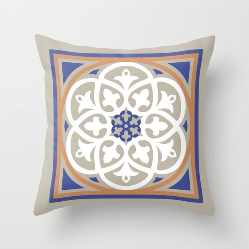 Moroccan Lattice Throw Pillow Mix and Match Indoor Outdoor Etsy
