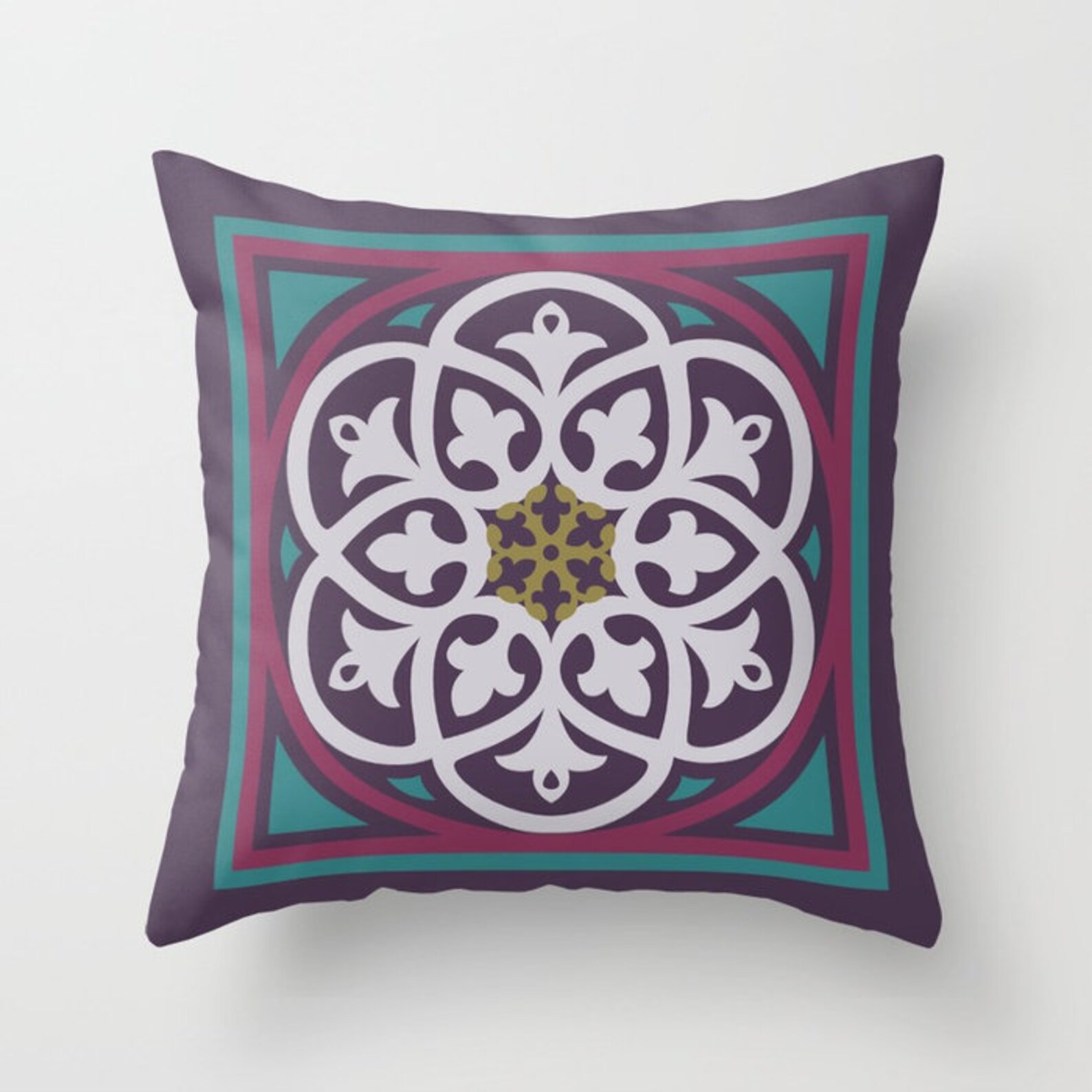 Moroccan Lattice Throw Pillow Mix and Match Indoor Outdoor Etsy