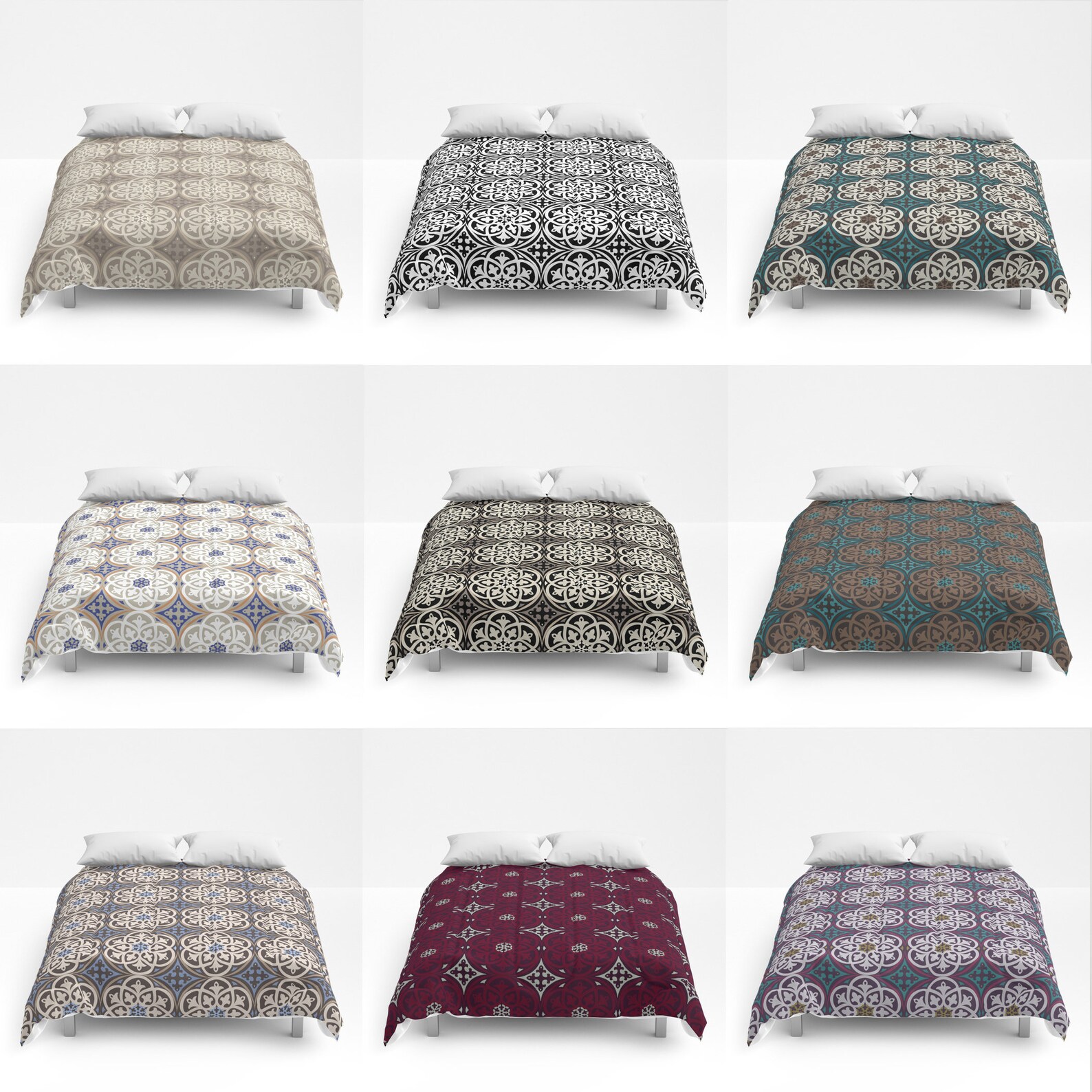 Moroccan Lattice Throw Pillow Mix and Match Indoor Outdoor Etsy