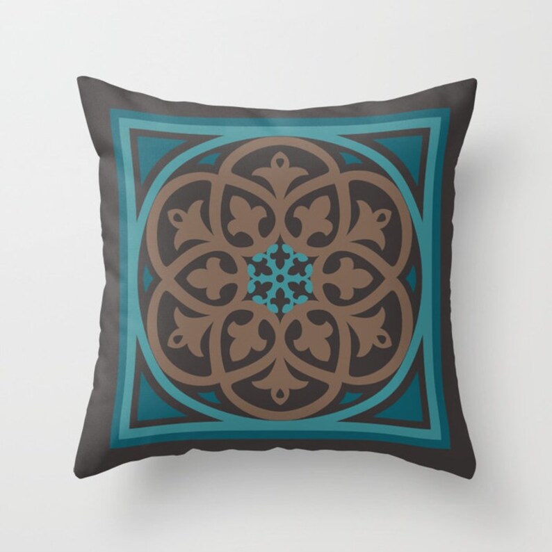 Moroccan Lattice Throw Pillow Mix and Match Indoor Outdoor Etsy