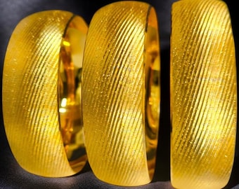 2cm Wide Gold Plated Bangle, Thick Gold Brass Bracelet, Turkish Bilezik, Textured Statement Cuff, Adana Burma Style, Wedding Jewelry, Gift