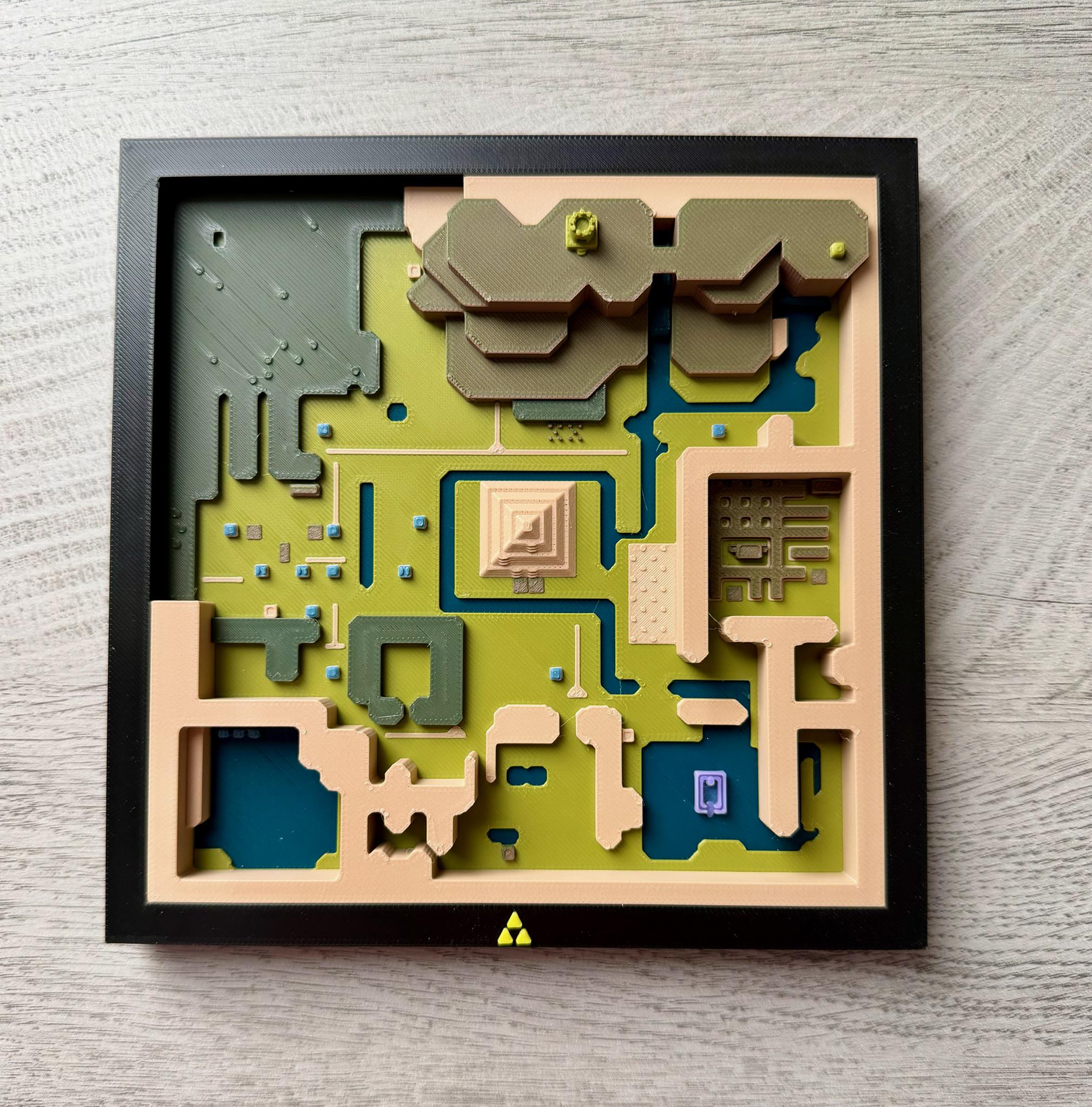 Zelda Map 3d Print - Etsy