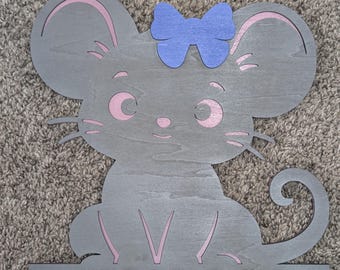 Personalized Mouse Name Sign