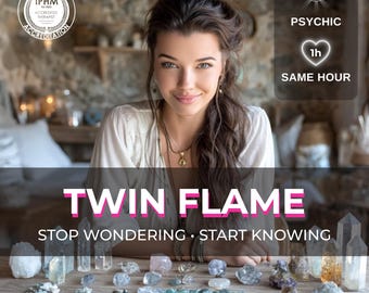 Lectura psíquica de llamas gemelas: lectura del amor a la misma hora, energía de separación y reencuentro, conexión entre almas gemelas y llamas gemelas.