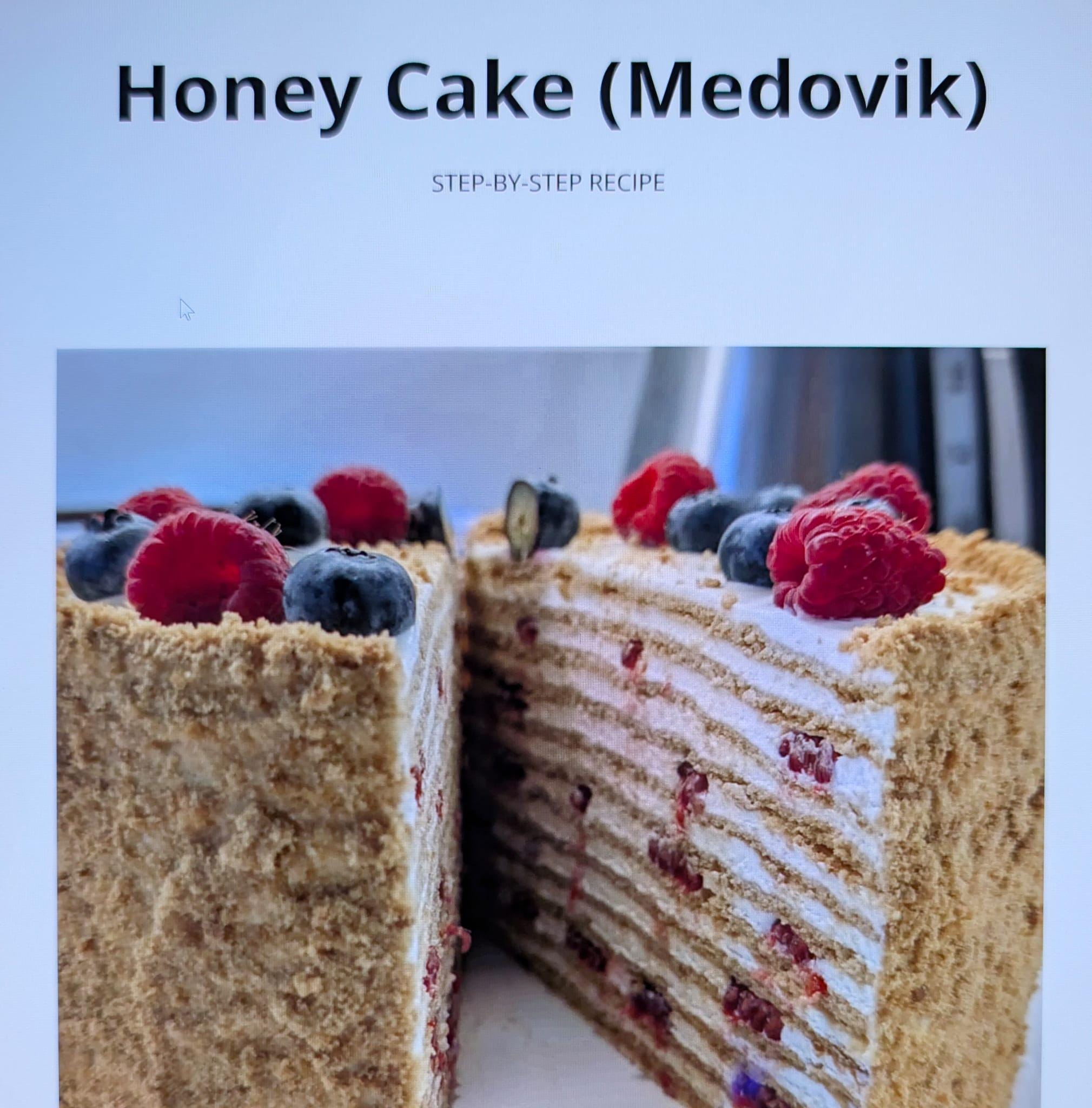 Russian honey cake - Etsy 日本