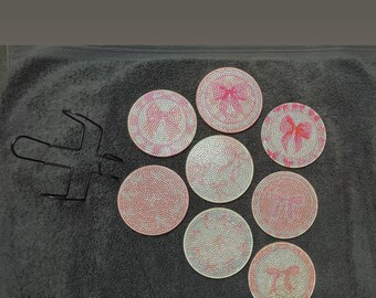 Diamant Kunst Brustkrebs Untersetzer