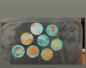 Diamond Art Fisch Untersetzer