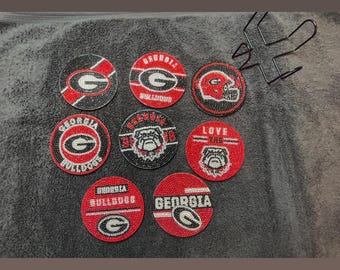 Diamond Art Bulldogge Untersetzer