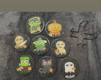 Diamant Art Halloween Untersetzer