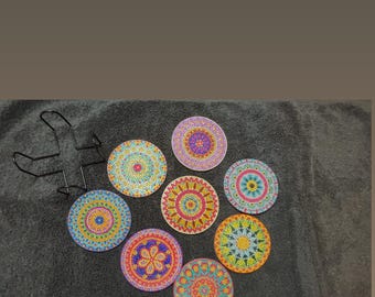 Diamond Art Bunte Untersetzer