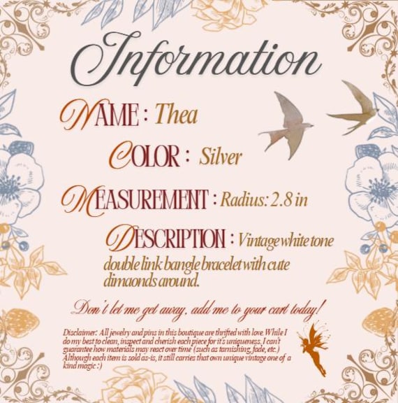 Thea, Double Link Bangle Bracelet - image 5