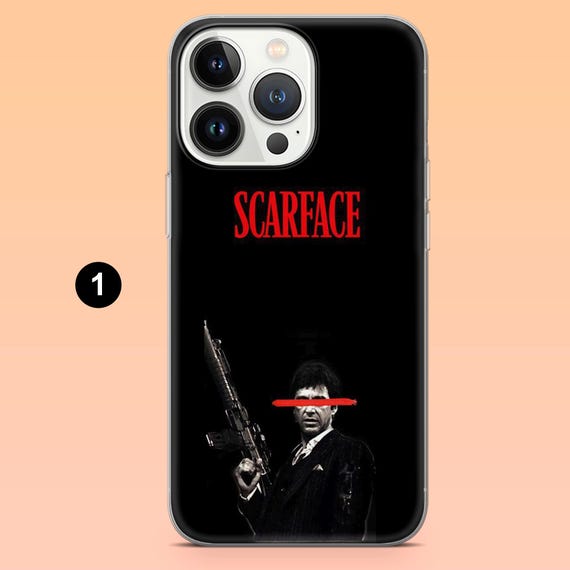 Coque IPhone 15 Pro - Thème Scarface Tony Montana - Texture Mate - Silicone Léger - Neuf D'origine