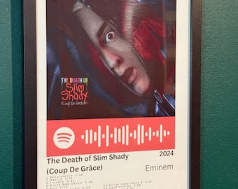 エミネム直筆サイン写真 - スリム・シェイディ、8マイル