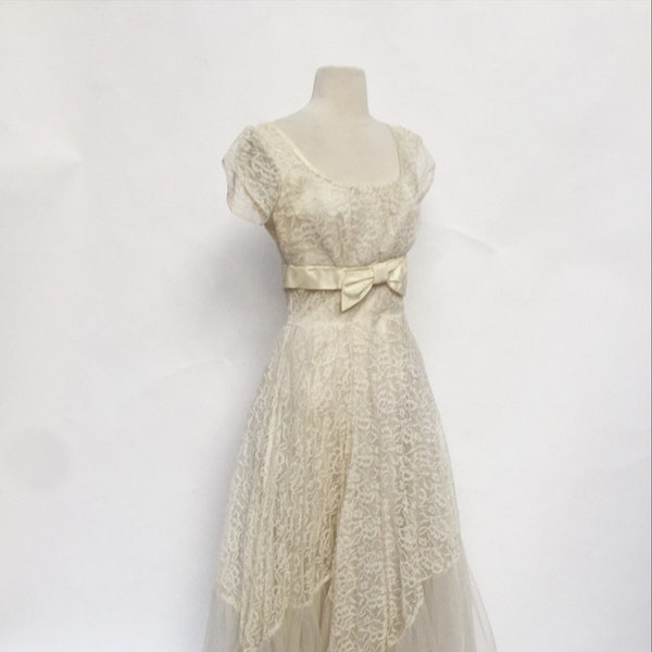 1950s Wedding Dress - Etsy