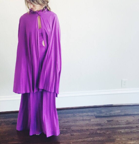 Rare authentic 60s Pucci Designer Dress | Magenta… - image 5