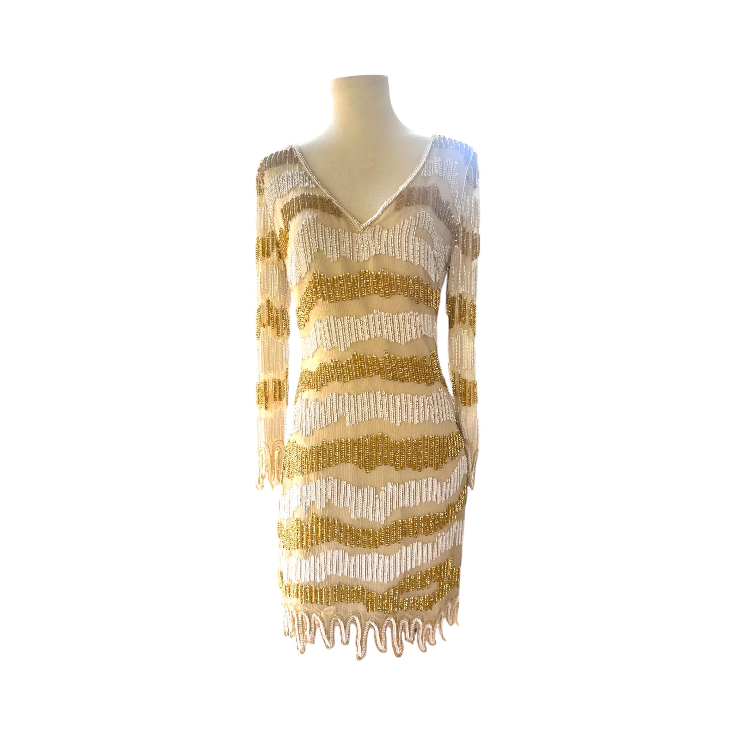 Lorena Sarbu Beaded Cocktail Dress NWT  Luxury Evening Wear- Small - Etsy