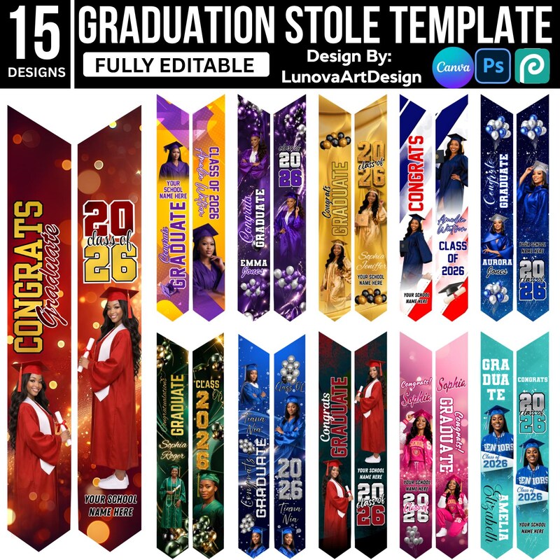Sash Template Editable - Etsy