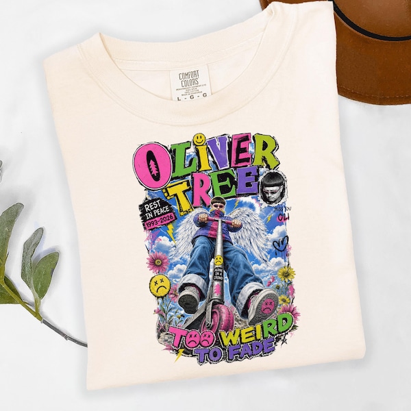 Camiseta Oliver Tree Life Goes On, camiseta gráfica Forever Legend, productos RIP Tree