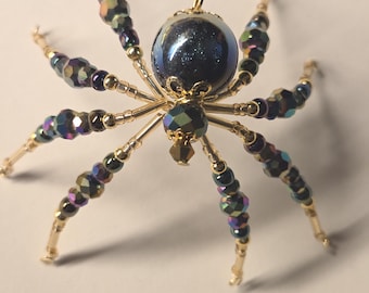 Beaded Christmas Spider / Jewelled Spider/ Christmas Spider Legend/Christmas Ornament/ Christmas Décor/ Hallowe’en Decor