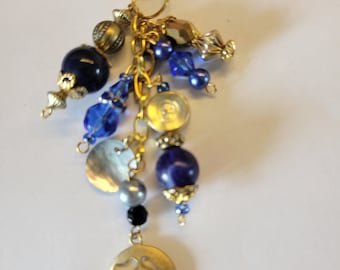 Sash Bag Charm/Purse Dangle /Purse Charm/Purse Accessory/ Dangle Charm/ Zipper Pull /Planner Accessory/Notebook Charm/ Key Chain